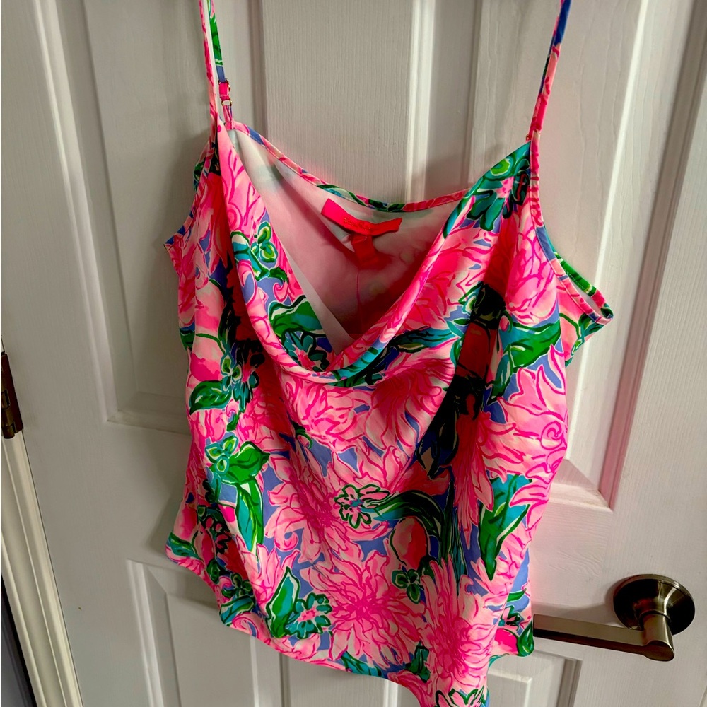 Cowl neck cami
